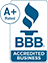 BBB Accredited Business, A+ rated